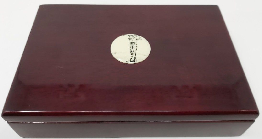 Portacarte Golf Dal Negro Cofanetto con 2 mazzi da poker