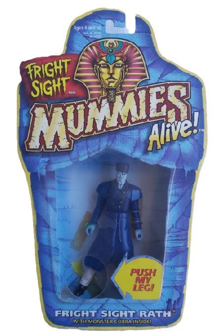 Pupazzo Serie Mummies Alive Fright Sight Rath Push my Leg! 1998 Kenner Pupazzo Serie Mummies Alive Fright Sight Rath Push my Leg! 1998 Kenner