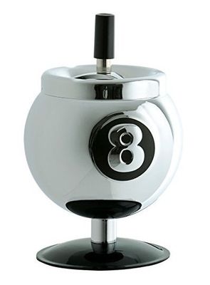 Posacenere da Tavolo Palla Biliardo 8 Posacenere da Tavolo Palla Biliardo 8