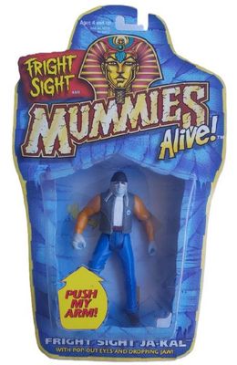 Pupazzo Serie Mummies Alive Fright Sight Ja-Kal Push my Arm! 1998 Kenner