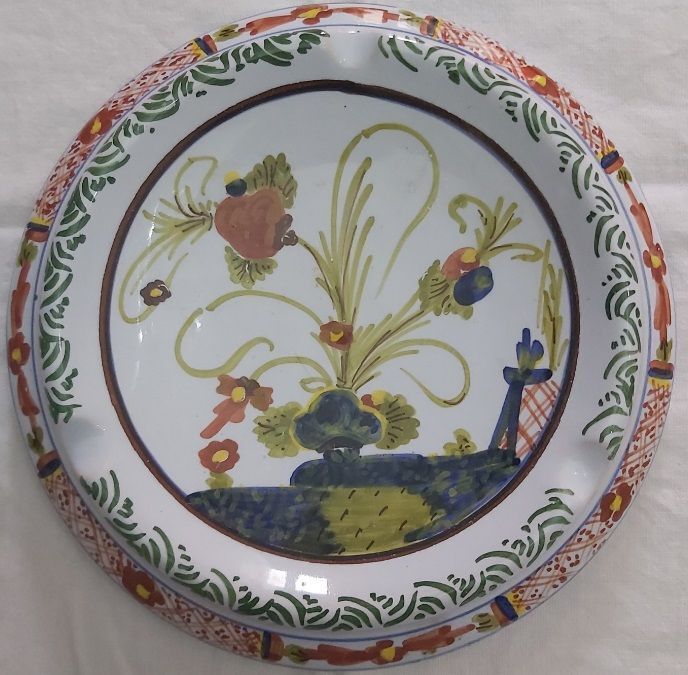 Posacenere in Ceramica Dipinta a Mano firmata Mancusi Posacenere in Ceramica Dipinta a Mano firmata Mancusi