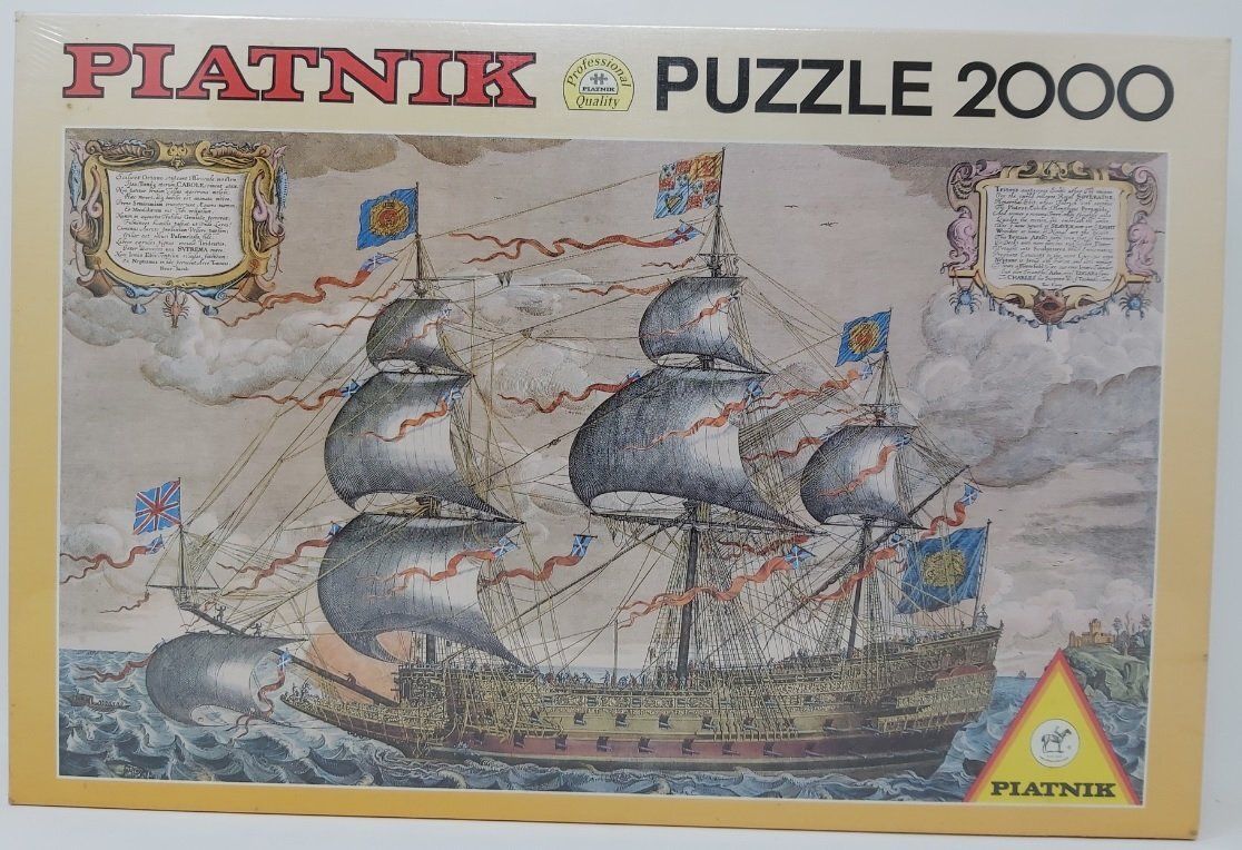 Puzzle Piatnik pezzi 2000 Puzzle Piatnik pezzi 2000 "Soveraigne of the Seas, 1637" John Payne Collezione