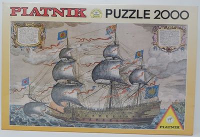 Puzzle Piatnik pezzi 2000 Puzzle Piatnik pezzi 2000 "Soveraigne of the Seas, 1637" John Payne Collezione