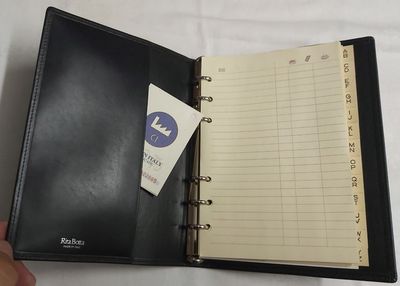 Rubrica Anelli Fogli Intercalabili Pelle Rita Botta Rubrica Anelli Fogli Intercalabili Pelle Rita Botta