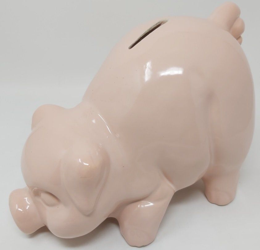 Salvadanaio in Ceramica Maialino Vintage