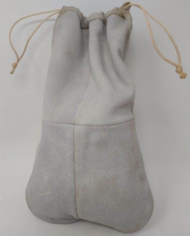 Sacchetto Pelle Originale di un Casinò Dismesso nel 1965 Porta Fiches e Bussolotti Tombola