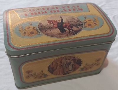 Scatola di Latta Continental Chocolates 1985 Scatola di Latta Continental Chocolates 1985