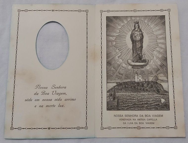 Santino Pieghevole 1933 Lembranca de Nossa Senhora da Boa Viagem