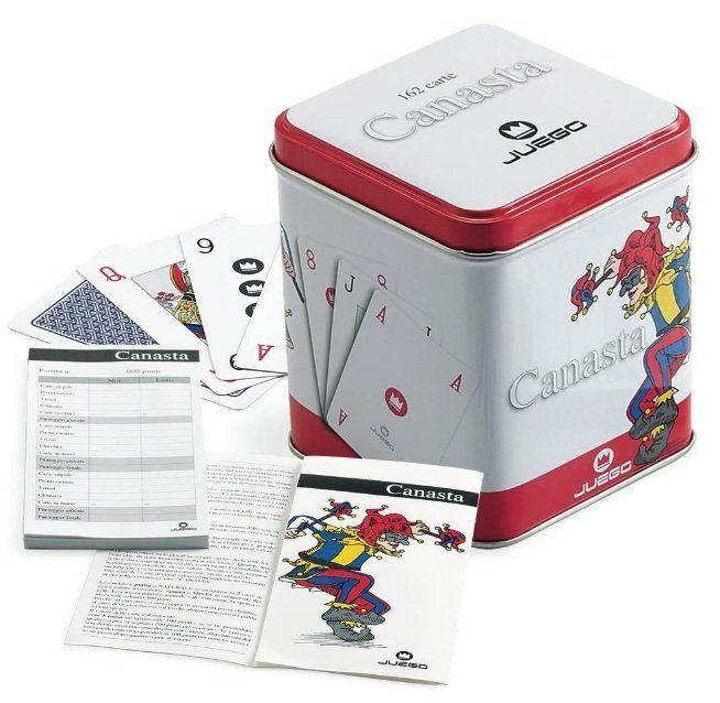 Gioco della Canasta Scatola di Latta