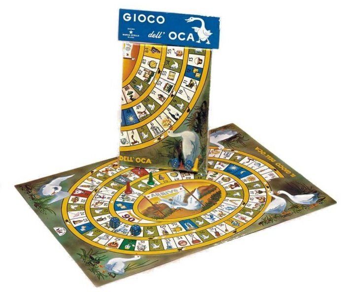 Gioco dell'Oca da tavolo Edizione Marca Stella Gioco dell'Oca da tavolo Edizione Marca Stella
