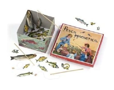 Gioco Vintage della Pesca Magnetica Gioco Vintage della Pesca Magnetica