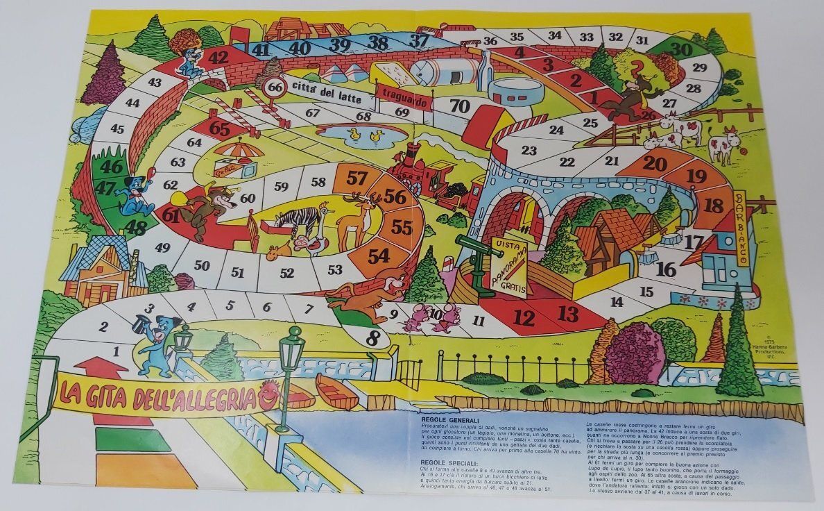 Gioco La Gita dell'Allegria Editrice Hanna-Barbera Productions, Inc. 1979 Gioco La Gita dell'Allegria Editrice Hanna-Barbera Productions, Inc. 1979