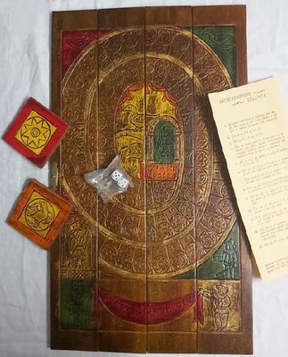 Gioco dell'Oca Legno Pieghevole Dichiarazione dell'Oca Perugina Arte Popolare del ‘600 Gioco dell'Oca Legno Pieghevole Dichiarazione dell'Oca Perugina Arte Popolare del ‘600