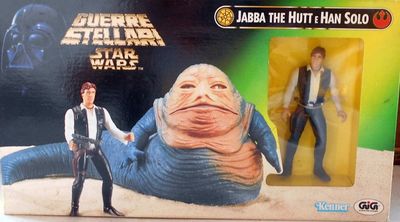 Guerre Stellari Star Wars Jabba the Hutt e Han Solo 1997 Lucasfilm Guerre Stellari Star Wars Jabba the Hutt e Han Solo 1997 Lucasfilm