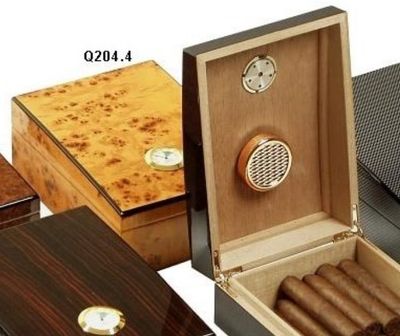 Humidor Scatola per Sigari 40 Churchill Legno (disponibili in Radica di Vavona, Ebano, Pioppo)