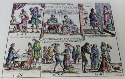 Il Gioco della Verità, Mitelli, Gioco a 6 Caselle (Curiosità e Rarità) cm 44x63 Il Gioco della Verità, Mitelli, Gioco a 6 Caselle (Curiosità e Rarità) cm 44x63