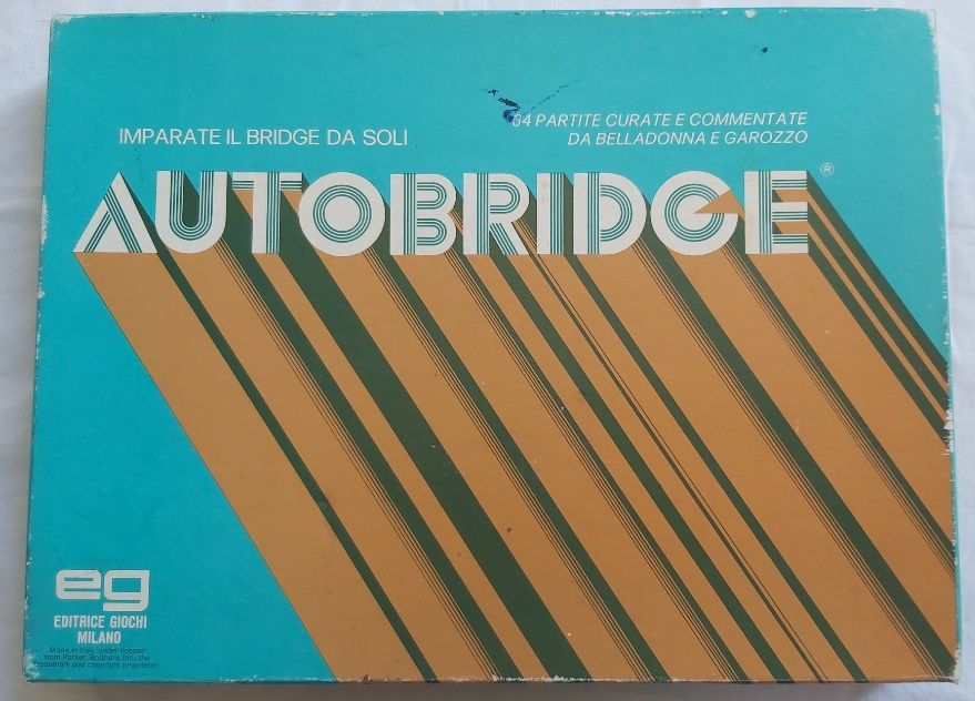Imparate il Bridge da Soli Autobridge Editrice Giochi EG Milano 1974 Imparate il Bridge da Soli Autobridge Editrice Giochi EG Milano 1974