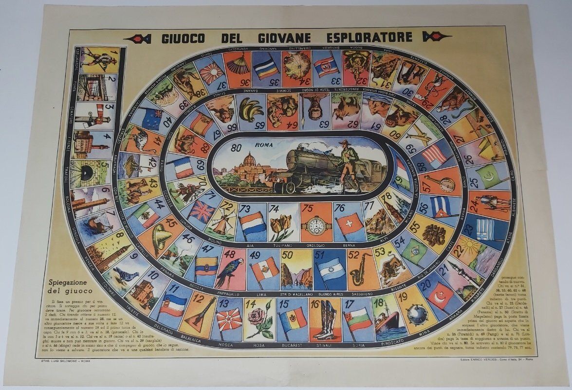Giuoco del Giovane Esploratore Anni ‘30 Giuoco del Giovane Esploratore Anni ‘30