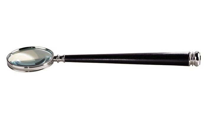 Lente d'Ingrandimento Cromata Nickel Magnifying Glass Lente d'Ingrandimento Cromata Nickel Magnifying Glass