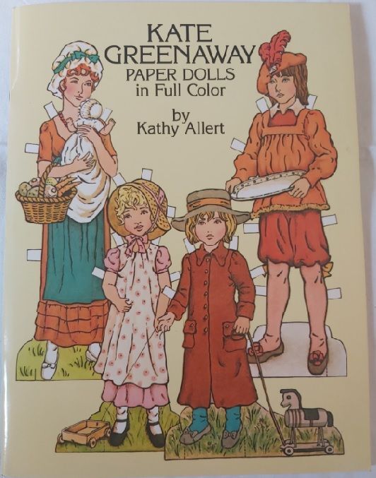 Libro Paper Dolls Full color by Kathy Allert Bambole Carta da Ritagliare 1981