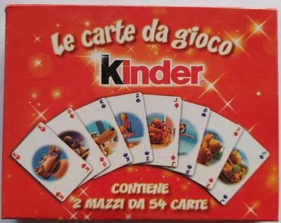 Mazzo Carte da Gioco Ramino Kinder Carte di Pat & Stanley (da Collezione) Mazzo Carte da Gioco Ramino Kinder Carte di Pat & Stanley (da Collezione)