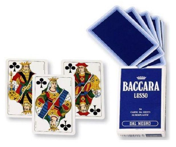 Mazzo Carte Baccara Baccarat Chemin de Fer Black Jack Dal Negro Lusso Blu 90028 (Fuori Produzione) Baccara' Mazzo Carte Baccara Baccarat Chemin de Fer Black Jack Dal Negro Lusso Blu 90028 (Fuori Produzione) Baccara'