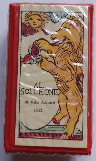 Mazzo Carte Gioco del Cuccù Il Dilettevole Giuoco del Cucco Edizioni del Solleone Numerato 365/1500 1981 Mazzo Carte Gioco del Cuccù Il Dilettevole Giuoco del Cucco Edizioni del Solleone Numerato 365/1500 1981