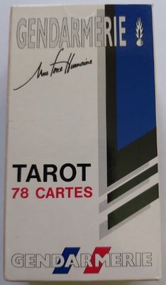 Mazzo Carte di Tarocchi Tarot Gendarmerie Une Force Humaine Anni '80 Mazzo Carte di Tarocchi Tarot Gendarmerie Une Force Humaine Anni '80