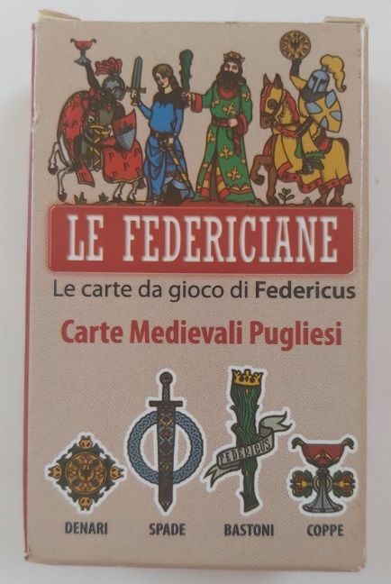 Mazzo Carte Gioco Federicus Le Federiciane Carte Medievali Pugliesi 2017 Mazzo Carte Gioco Federicus Le Federiciane Carte Medievali Pugliesi 2017