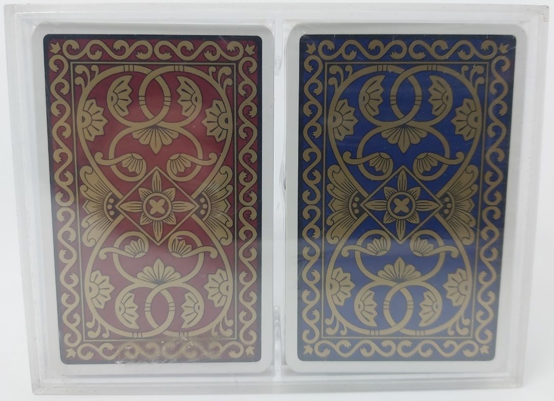 Mazzo Carte Angoli Oro Ramino Grimaud Coffret Clan Bridge Poker Canasta Rami 1985