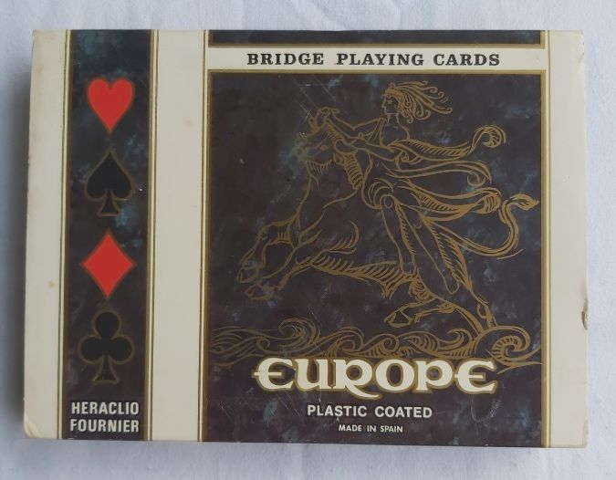 Mazzo Carte Gioco Ramino Poker Bridge Playing Cards Europe Heraclio Fournier Mazzo Carte Gioco Ramino Poker Bridge Playing Cards Europe Heraclio Fournier