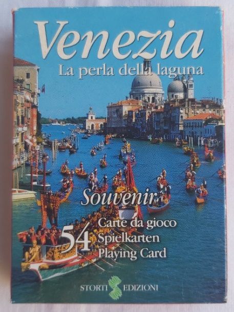 Mazzo Carte Poker Città d'Arte Venezia La Perla della Laguna Souvenir Modiano