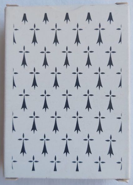 Mazzo Carte Poker Le Jeu les Chevaliers de la Table Ronde Back Bianco France Cartes 1986