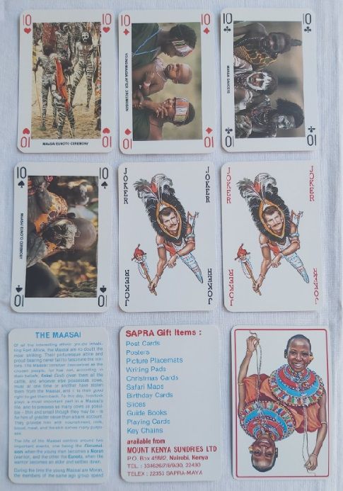 Mazzo Carte Poker Maasai Mount Kenya