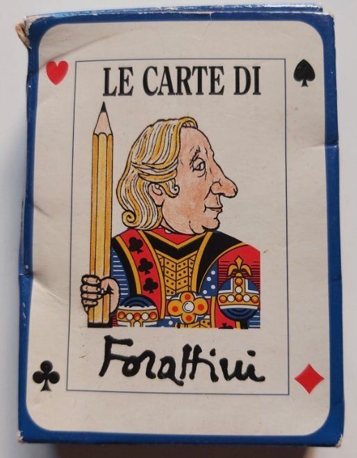 Mazzo Carte Poker Deck Playing Cards Le Carte di Forattini Caricature Politici 1993 Mazzo Carte Poker Deck Playing Cards Le Carte di Forattini Caricature Politici 1993