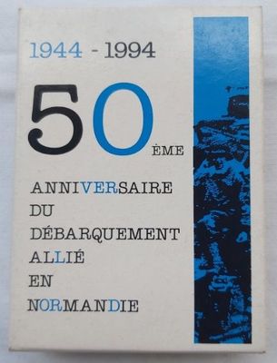 Mazzo Carte Poker Playing Cards Anniversario Sbarco Normandia 1944 - 1994 Mazzo Carte Poker Playing Cards Anniversario Sbarco Normandia 1944 - 1994