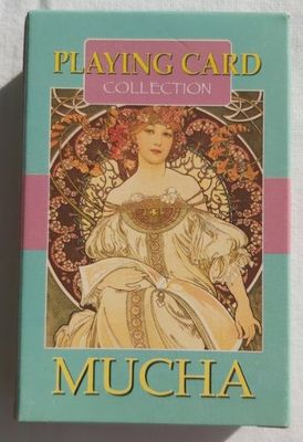 Mazzo Carte Poker Playing Card Collection Mucha Maestro dell'Art Nouveau Lo Scarabeo