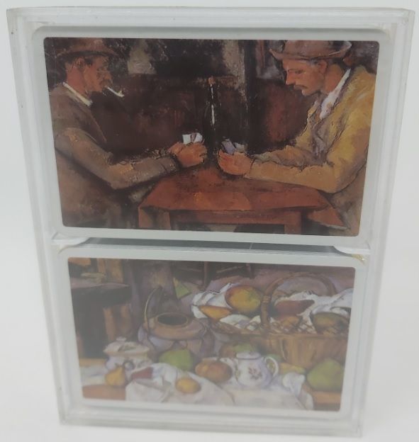 Mazzo Carte Ramino Grimaud Coffret Paul Cezanne I Giocatori di Carte e Natura Morta Mazzo Carte Ramino Grimaud Coffret Paul Cezanne I Giocatori di Carte e Natura Morta