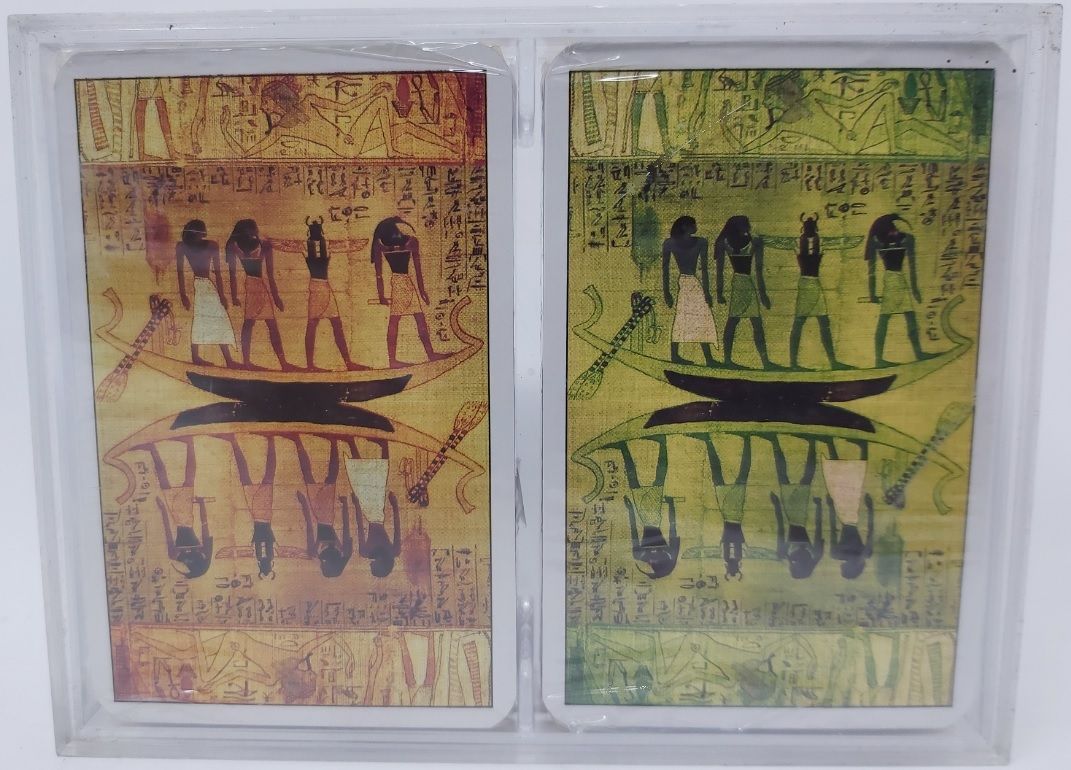 Mazzo Carte Ramino Grimaud Coffret Egyptienne Bridge Poker Canasta Rami Edizione 1985 Mazzo Carte Ramino Grimaud Coffret Egyptienne Bridge Poker Canasta Rami Edizione 1985