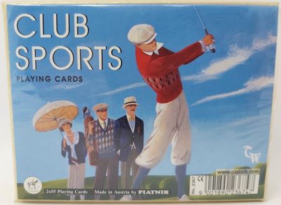 Mazzo Carte Ramino Piatnik Club Sports Golf 2367 Bridge Rummy Canasta Vintage Mazzo Carte Ramino Piatnik Club Sports Golf 2367 Bridge Rummy Canasta Vintage
