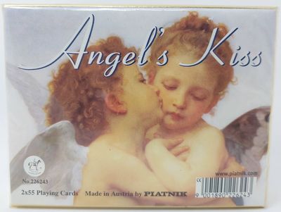 Mazzo Carte Ramino Piatnik Angel’s Kiss 226243 Bridge Rummy Canasta Vintage Mazzo Carte Ramino Piatnik Angel’s Kiss 226243 Bridge Rummy Canasta Vintage