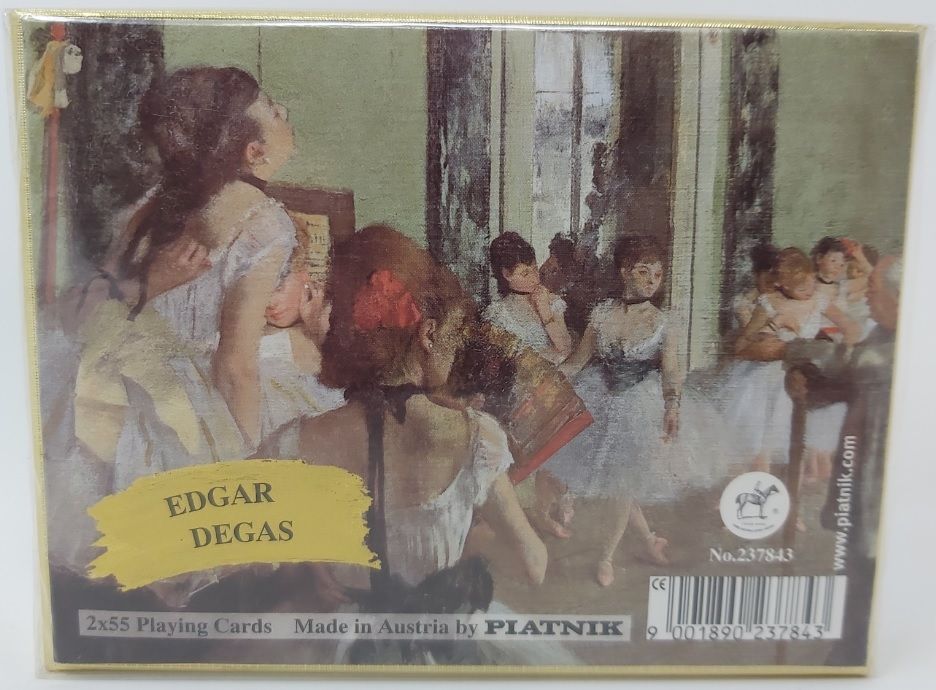 Mazzo Carte Ramino Piatnik Edgar Degas La Lezione di Danza 237843 Edgar Degas Mazzo Carte Ramino Piatnik Edgar Degas La Lezione di Danza 237843 Edgar Degas