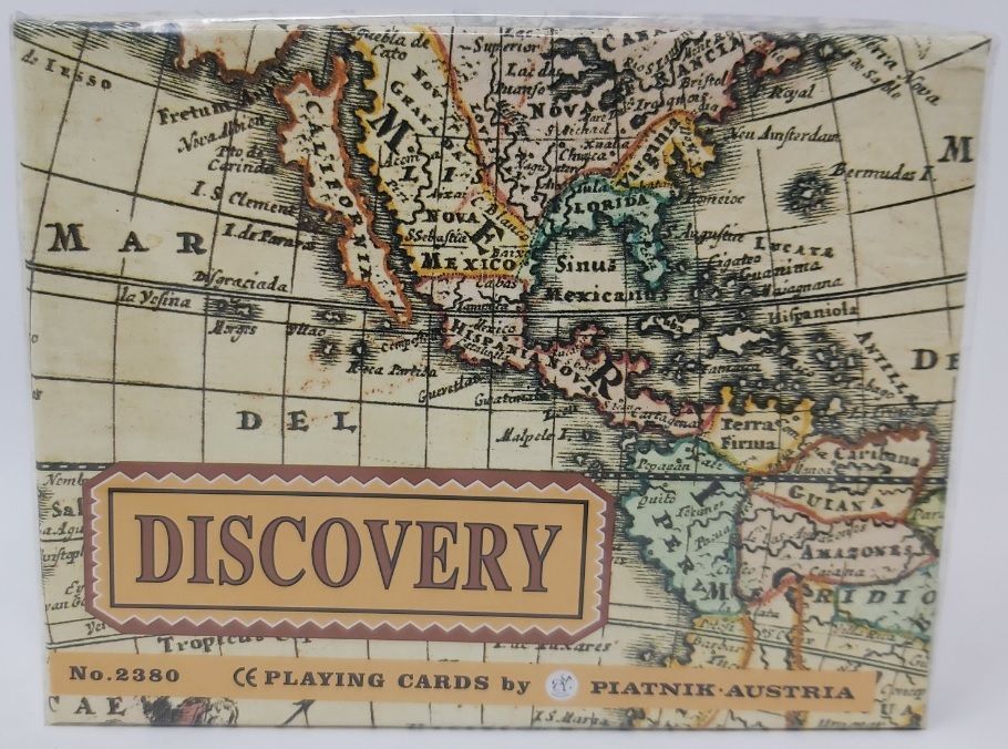 Mazzo Carte Ramino Piatnik Discovery 2380 Bridge Rummy Canasta Vintage Mazzo Carte Ramino Piatnik Discovery 2380 Bridge Rummy Canasta Vintage