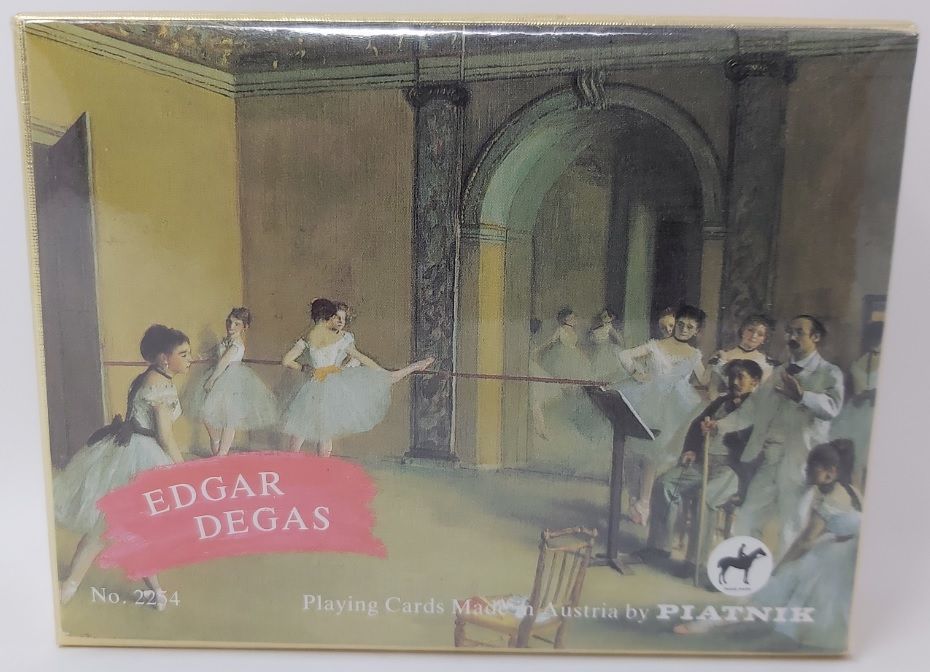 Mazzo Carte Ramino Piatnik Edgar Degas Mazzo Carte Ramino Piatnik Edgar Degas "Foyer di Danza all'Opéra" 2254