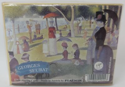 Mazzo Carte Ramino Piatnik Georges Seurat Domenica Pomeriggio Isola Grande-Jatte Mazzo Carte Ramino Piatnik Georges Seurat Domenica Pomeriggio Isola Grande-Jatte