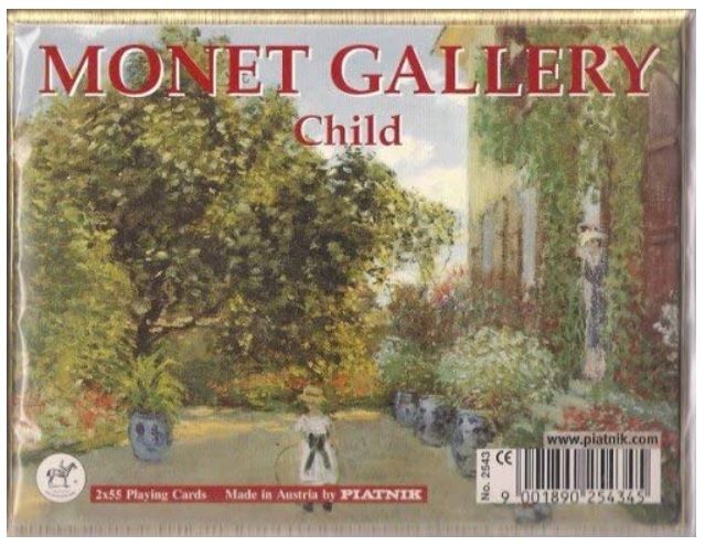 Mazzo Carte Ramino Piatnik Monet Gallery Child 2543 Bridge Rummy Canasta Mazzo Carte Ramino Piatnik Monet Gallery Child 2543 Bridge Rummy Canasta
