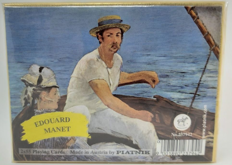 Mazzo Carte Ramino Piatnik Edouard Manet In Barca ad Argenteuil 237942
