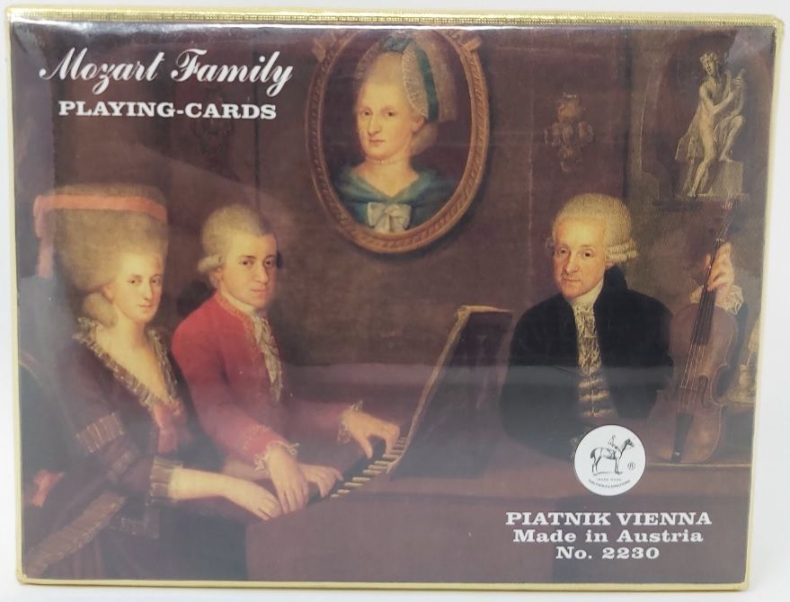 Mazzo Carte Ramino Piatnik Mozart Family 2230 Bridge Rummy Canasta