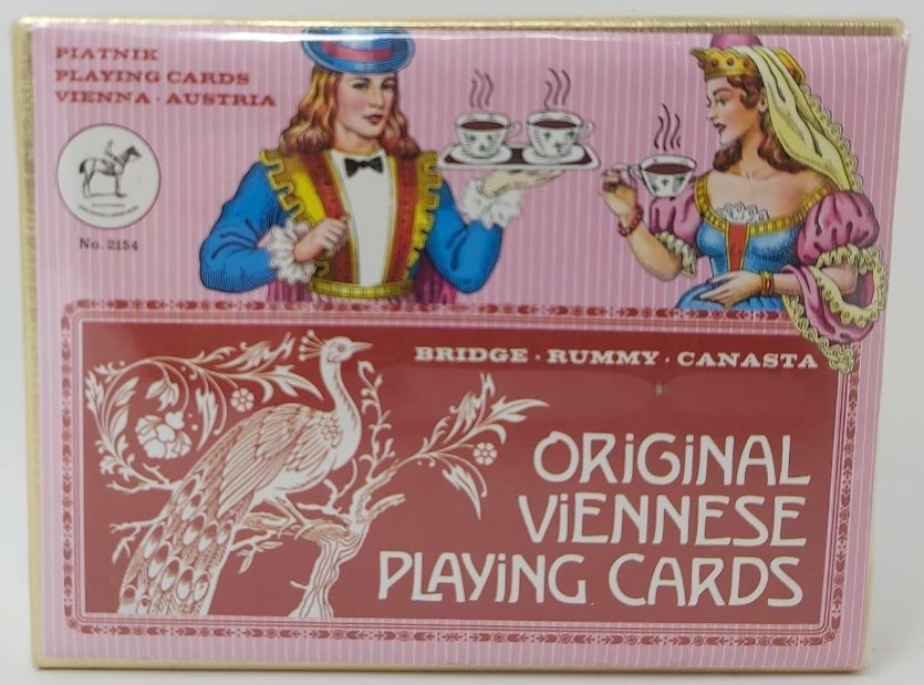 Mazzo Carte Ramino Piatnik Original Viennese Playing Cards 2154 Bridge Rummy Canasta Mazzo Carte Ramino Piatnik Original Viennese Playing Cards 2154 Bridge Rummy Canasta