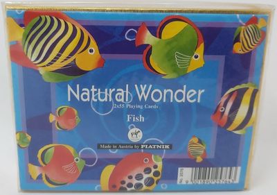 Mazzo Carte Ramino Piatnik Natural Wonder Fish  2576 Bridge Rummy Canasta